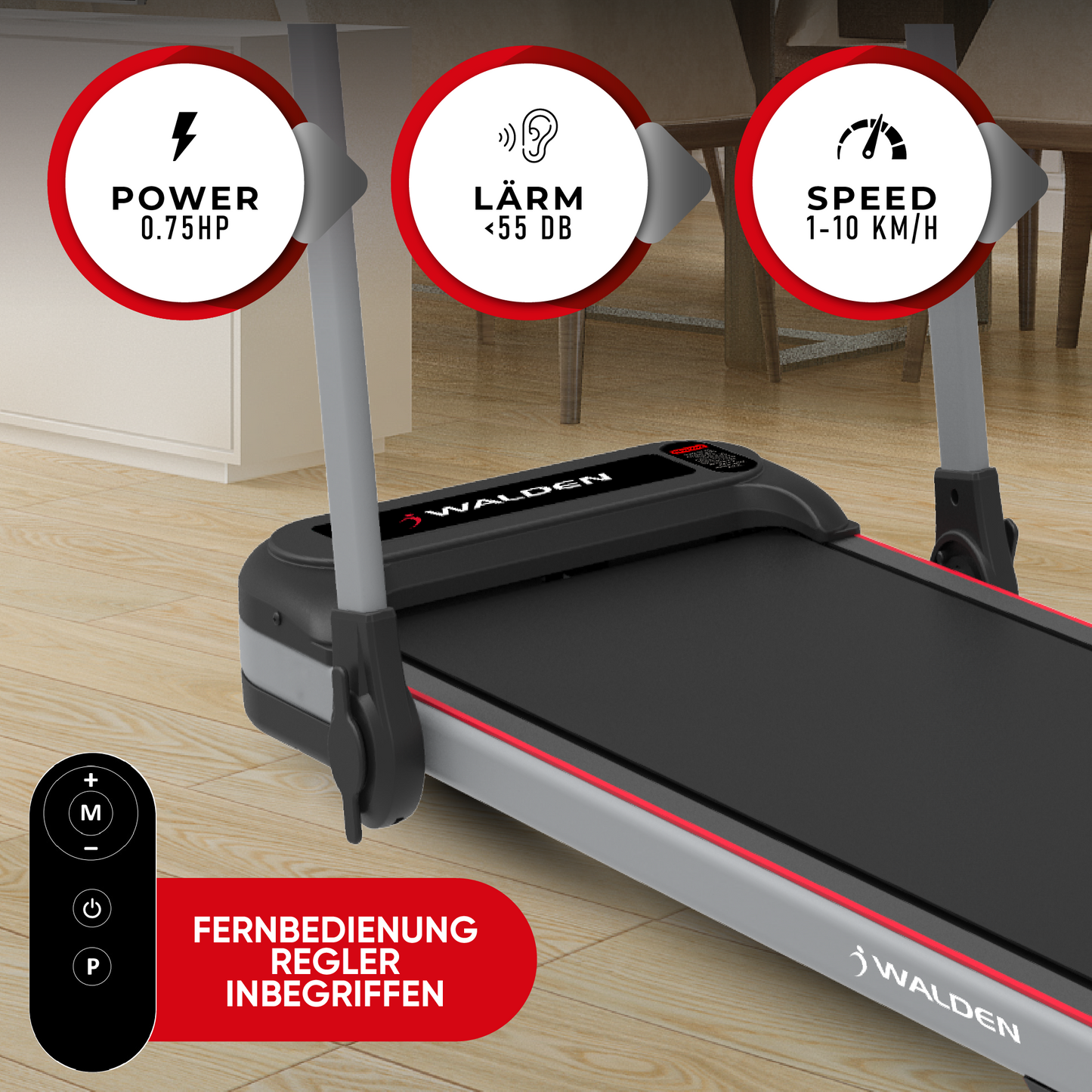 Wakingpad Laufband Walden 2in1 F2600