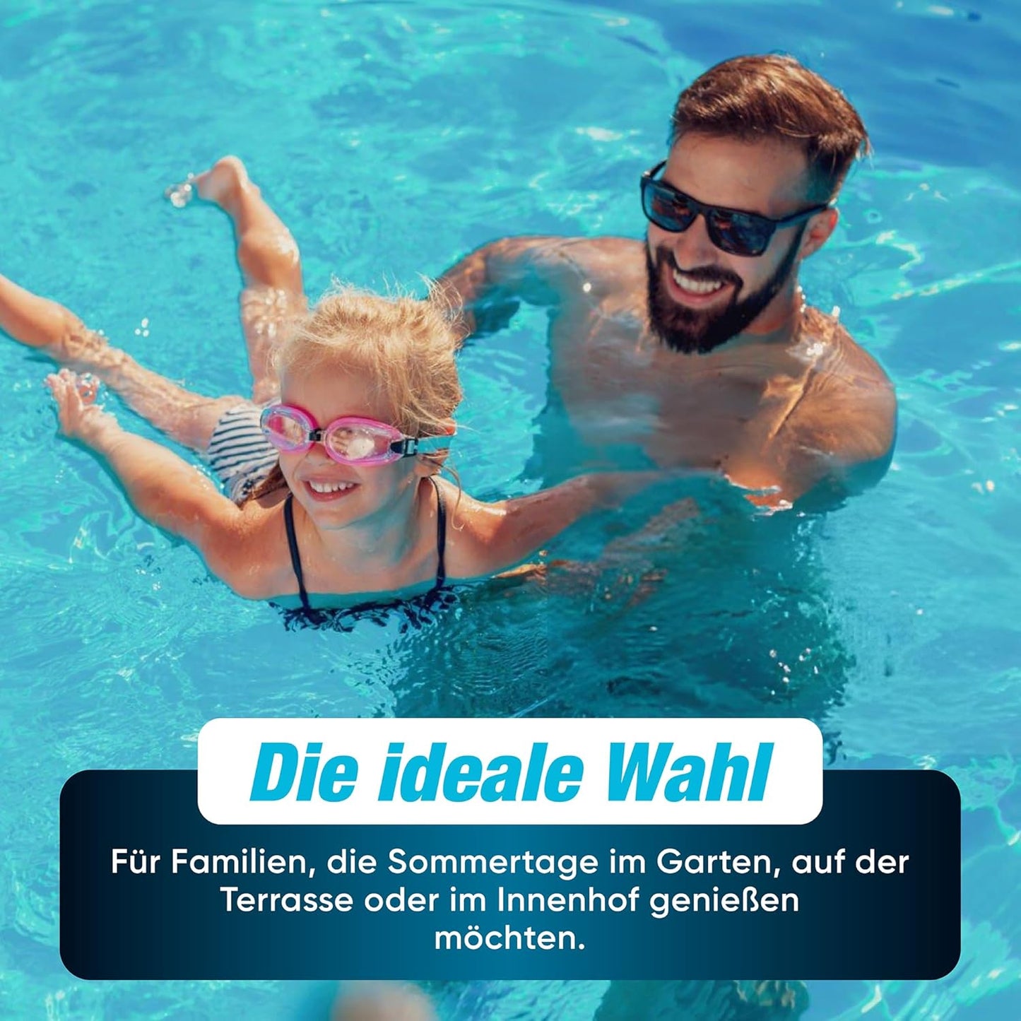 Garden Pool Steel Frame Pool Complete Set with Filter Pump Cover of Chemical Dispenser Round Steel Frame Pool Full Set